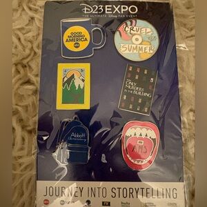 Disney D23 Expo ‘Journey Into Storytelling’ 6 Pin Collection